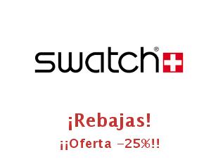 Descuento 25% y Códigos Promocionales en Swatch