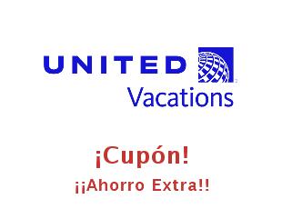 Código descuento United Vacations hasta -75%