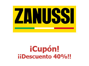 Cupones de Zanussi hasta 40% menos
