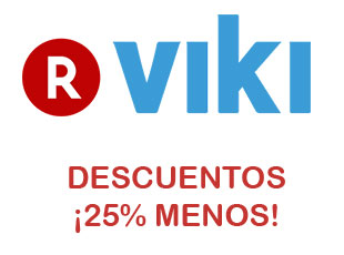 Códigos promocionales 25% menos de Viki 