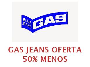 Ofertas y códigos promocionales de Gas Jeans hasta 30% menos