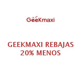 Códigos promocionales de GeekMaxi hasta 20 euros menos