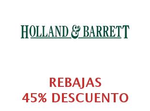 Códigos promocionales de Holland and Barrett hasta 15% menos