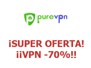 Código promocional PureVPN 50%