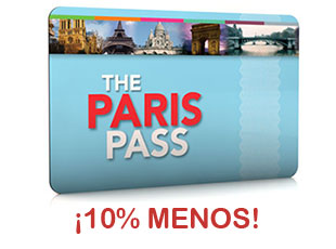 Código promocional 10% de Paris Pass