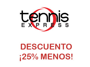 Código descuento 25% menos en Tennis Express
